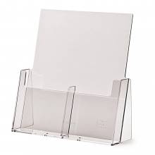 2 wide 1/3 A4 (DL) Counter Brochure Holder