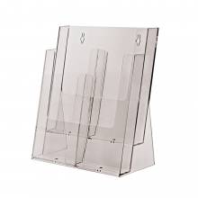 2 Tier 4x1/3 A4 (DL) or 2xA4 Counter/Wall Brochure Holder