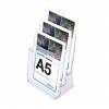 A4 Portrait Leaflet Holder - Counter Stand - Extra Deep - 7