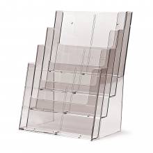 4 Tier A4 Counter/Wall Leaflet Holder