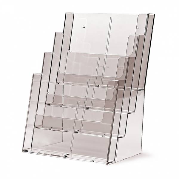 4 tier A4 Counter Brochure Holder