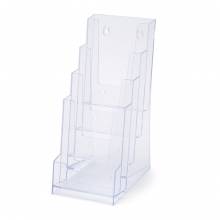 4 Tier 1/3rd A4 DL Scritto Counter Leaflet Holder