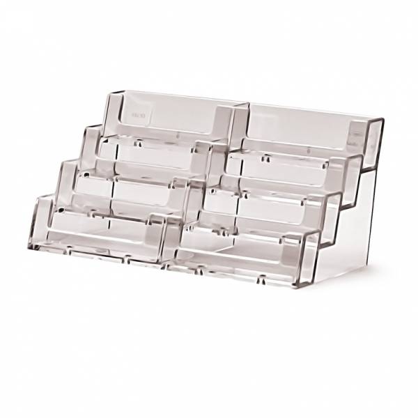 4 tier 8 pocket Landscape Business Card Holder