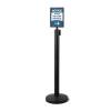 Sign A4 holder Black for Barrier Flexi Belt Post - 4