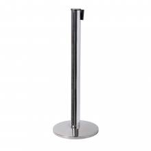 Barrier Flexi Belt Post, Chrome