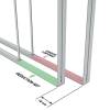Profile reduction Pro Flex, 2pcs, 820mm - 4