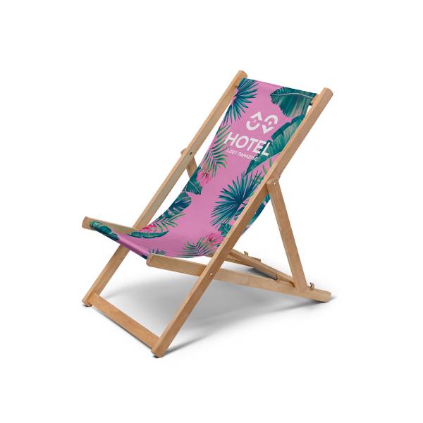Beach Chair Relax Bold, oil-treated wood, light brown