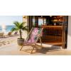 Beach Chair Relax Bold, oil-treated wood, light brown - 13