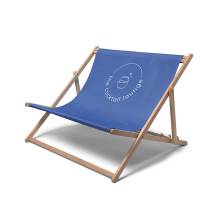 Beach Chair Relax Duo, natural finish