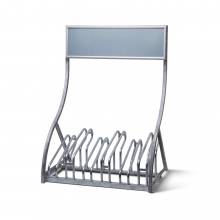 Bike Stand in Steel with Snap frame Header panel