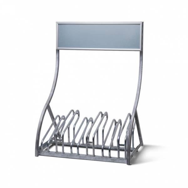 Bike Rack with Snap Frame Header - for up to 6 bikes