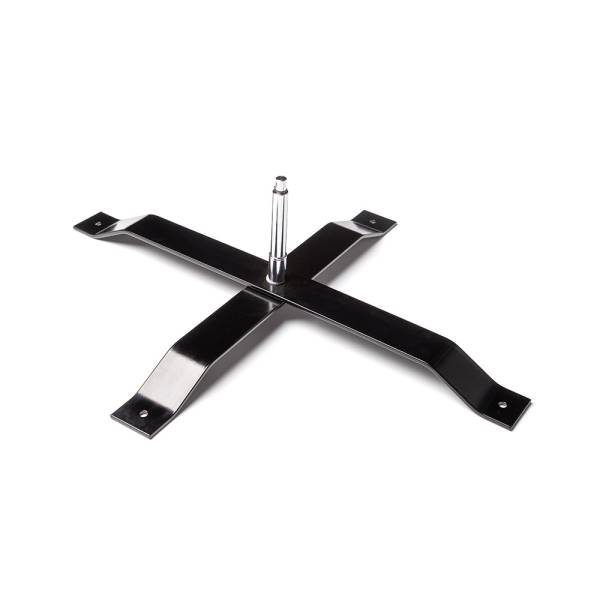 Beachflag Cross Base 50 Flat profile with pre-mounted rotator 17mm for ground pin