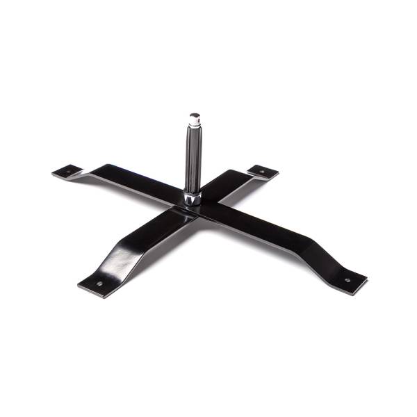 Beachflag Cross Base 50 Flat profile with pre-mounted rotator 25mm for ground pin