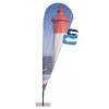 Beachflag Alu Drop 345cm Total Height Luxurious Ba - 8