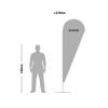 Beachflag Alu Drop 235cm Total Height Luxurious Ba - 9