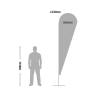 Beachflag Alu Drop 235cm Total Height Luxurious Ba - 10