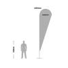 Beachflag Alu Drop 235cm Total Height Luxurious Ba - 12