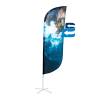 Beach Flag Alu Paddle Graphic 86 x 388 cm Double-Sided - 1