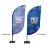 Beachflag Alu Wind 205cm Total Height Luxurious Ba - 10