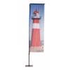 Beach Flag Alu Square Graphic 60 x 155 cm - ECO - 0