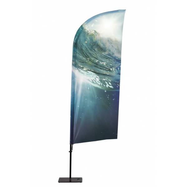 Beachflag Alu Wind 465cm Total Height Luxurious Ba