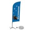 Beach Flag Alu Wind Complete Set Winter Tires Dutch ECO print material - 1