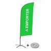 Beach Flag Alu Wind Set 310 With Water Tank Design Take Away - 3