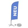 Beach Flag Alu Wind Set 310 With Water Tank Design New - 8