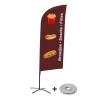 Beach Flag Alu Wind Set 310 With Water Tank Design Snacks - 0