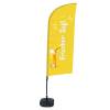 Beach Flag Alu Wind Set 310 With Water Tank Design Fresh Juice - 4