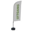 Beach Flag Alu Wind Set 310 With Water Tank Design Exit - 8