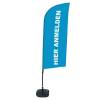 Beach Flag Alu Wind Set 310 With Water Tank Design Sign In Here - 20