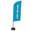 Beach Flag Alu Wind Set 310 With Water Tank Design Sign In Here - 22