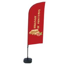 Beach Flag Alu Wind Set 310 With Water Tank Design Spring Rolls