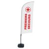 Beach Flag Alu Wind Complete Set First Aid English - 10