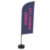Beach Flag Alu Wind Complete Set Open 24/7 German ECO print material - 0