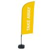 Beach Flag Alu Wind Set 310 With Water Tank Design Take Away - 23