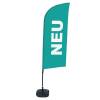 Beach Flag Alu Wind Set 310 With Water Tank Design New - 40