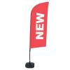 Beach Flag Alu Wind Set 310 With Water Tank Design New - 55