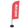 Beach Flag Alu Wind Set 310 With Water Tank Design New - 58