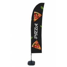 Beach Flag Budget Set Wind Large Pizza