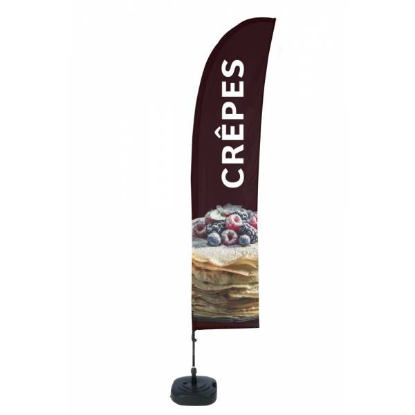 Beach Flag Budget Wind Compete Set Pancakes French ECO print material