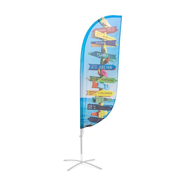Beach Flag Fiber Paddle Graphic Extra Large - ECO