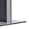 Brochure Rack Totem with 4 angled steel shelves - 12