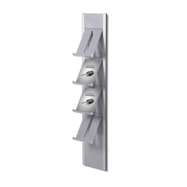 Wall shelf with 4 shelves