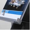 Colour: Silver aluminium Design of a wall-mounted brochure stand - 2