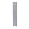 Colour: Silver aluminium Design of a wall-mounted brochure stand - 0