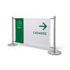 Cafe Barrier Standard Graphic 133 x 80 cm Single-Sided - 1