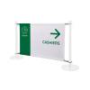 Cafe Barrier Standard Graphic 133 x 80 cm Double-Sided - 2