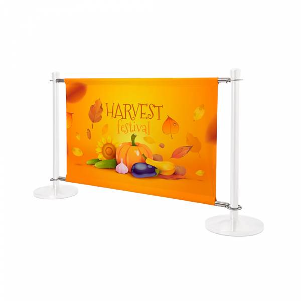 Cafe Barrier Standard Graphic 133 x 80 cm Single-Sided